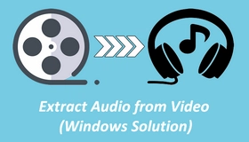 Extract Audio from Video in Windows 10
