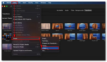 Extract Video Frame with iMovie