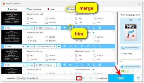 Start converting video to audio