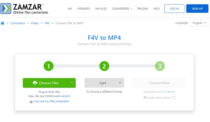 F4V to MP4 Converter Online
