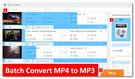 Bulk Convert MP4 to MP3