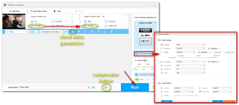 Compress Large Video to be Less than 4GB