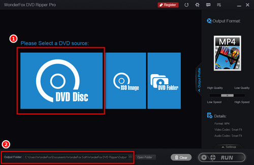 Load DVD into DVD Ripper Pro