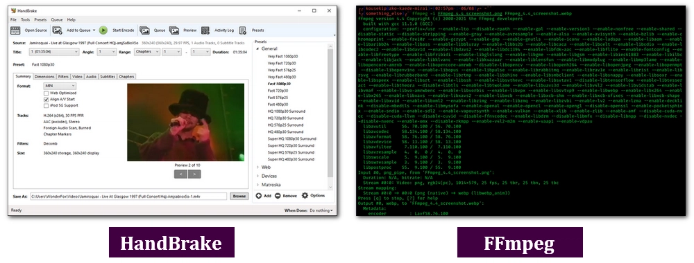 HandBrake FFmpeg