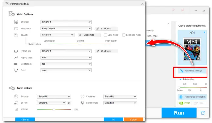 Modify the Video Settings