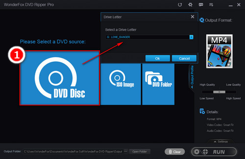 Import the DVD source