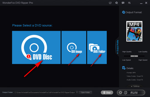 Load DVD Disc into Program