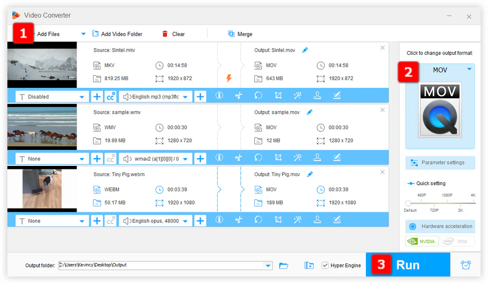 Convert the incompatible video with Free HD Video Converter Factory