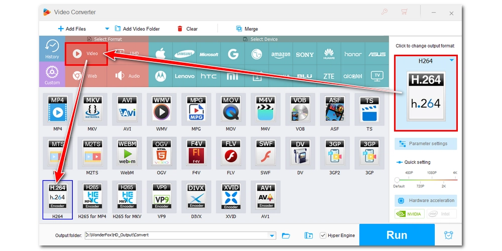 Select H264