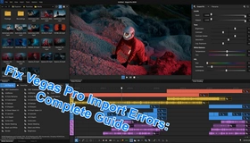 Fix Sony Vegas Video Import Errors