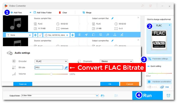 How to Change FLAC kbps