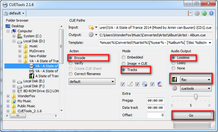 CUE FLAC Converter