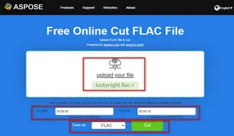FLAC Cutter Online