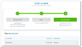 Convert FLAC to M4A Online