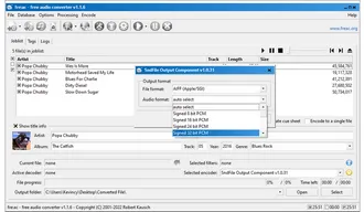 Convert FLAC to PCM fre:ac