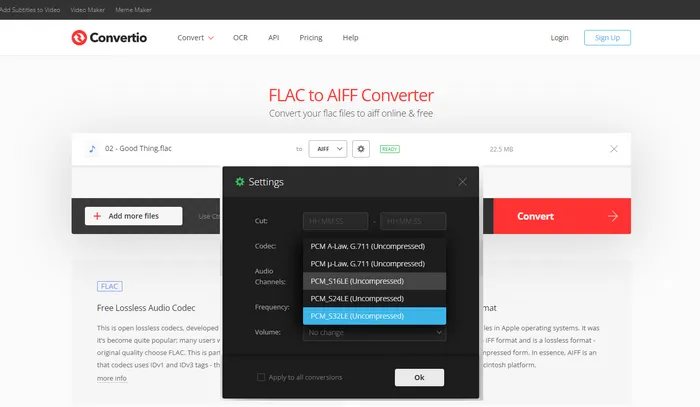 Free FLAC to PCM Converter Online