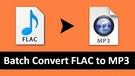 Batch Convert FLAC to MP3