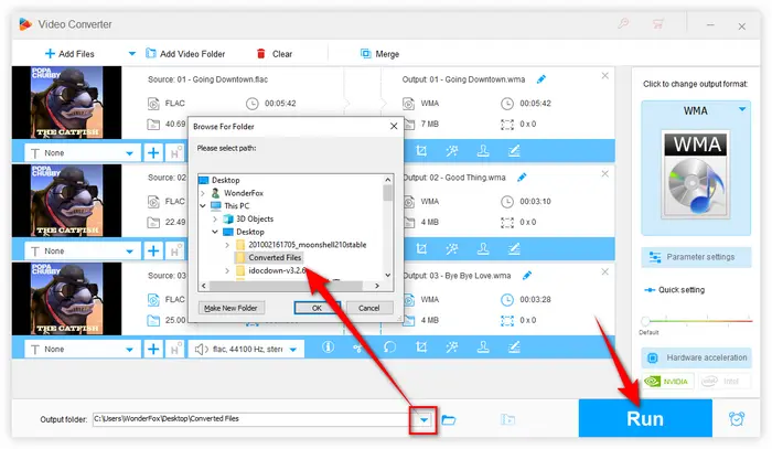 Batch Convert FLAC to WMA