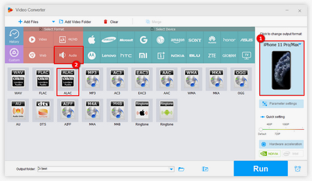 Choose the Output Format