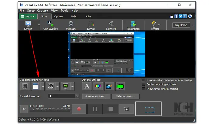 How to Record FLV in Debut Video Capture