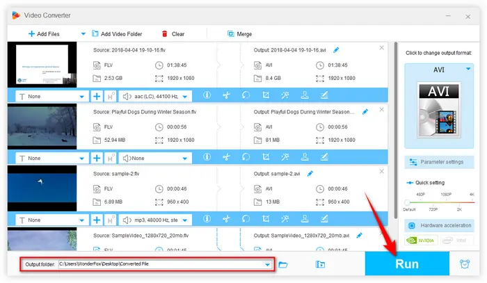 Convert FLV to AVI Free