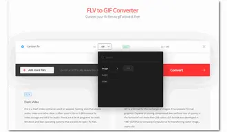 Convert FLV Video to GIF Online