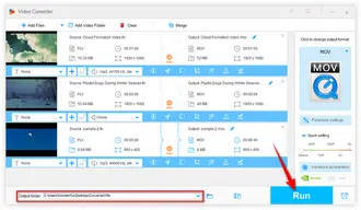 Batch Convert FLV to MOV