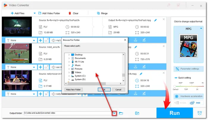 How to Convert FLV to MPG/MPEG on Windows?