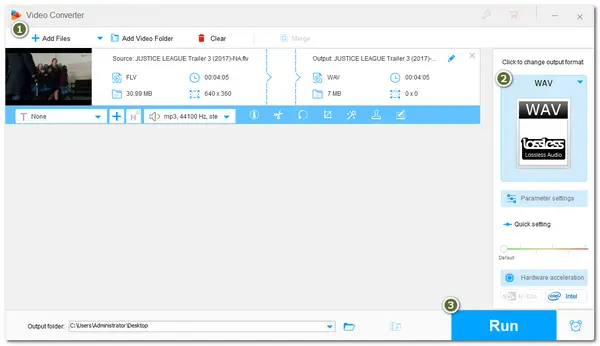 FLV to WAV Converter 