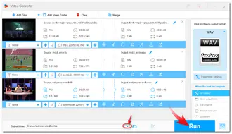 Start FLV to WAV Conversion