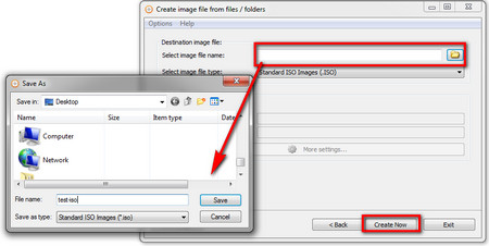 Choose an output path and start the conversion 