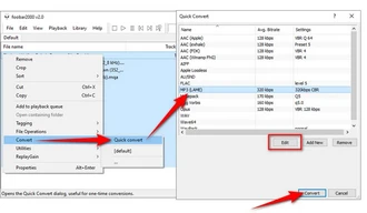 Choose MP3 as Output Format