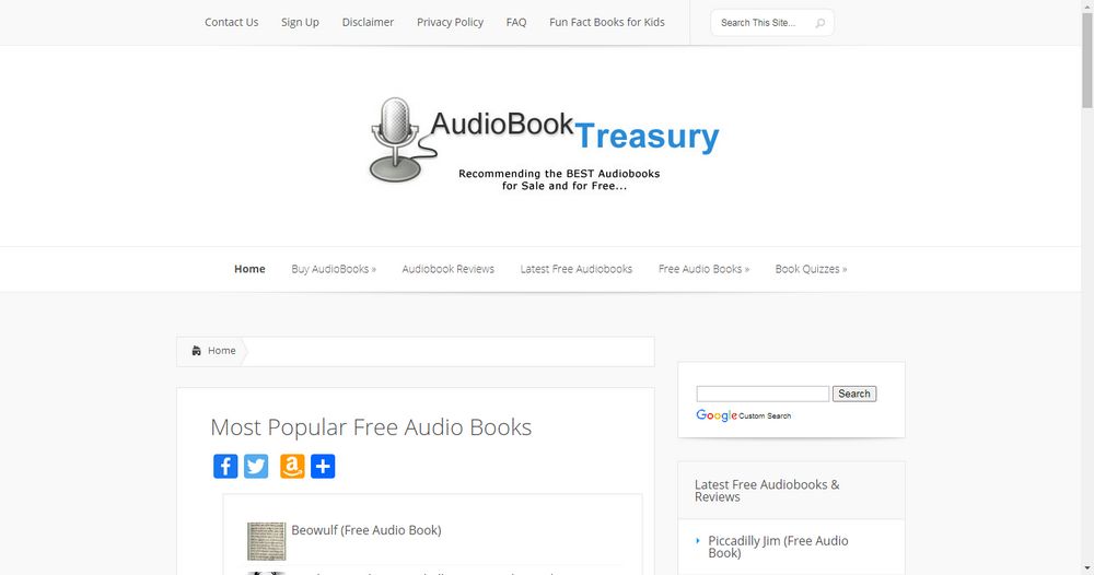 Audiobook Treasury Free MP3 Audiobooks