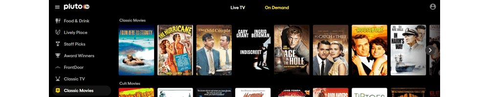 Pluto TV - Free Classic Movies Online