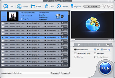 WinX Free DVD Ripper 