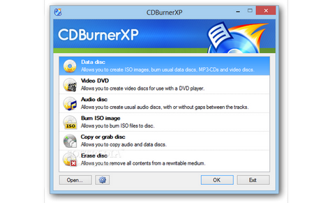 CDBurnerXP for DVD Creation