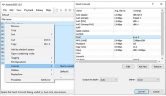 Free FLAC Converter foobar2000