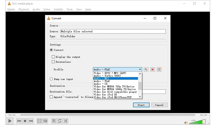 VLC FLAC Converter Free