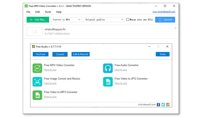 DVDVideoSoft Free Video Converer