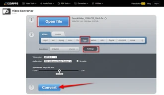 Free FLV to 3GP Converter Online