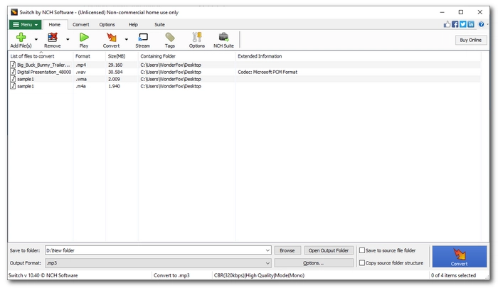 Switch Audio File Converter Software