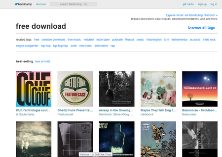 Free MP3 Music Downloads on Bandcamp
