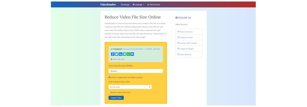 Free Video Compressor Online No Watermark