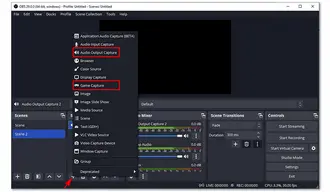 OBS Studio Record Audio