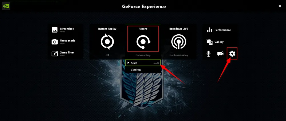 Record Screen with Nvidia GeForce Experience