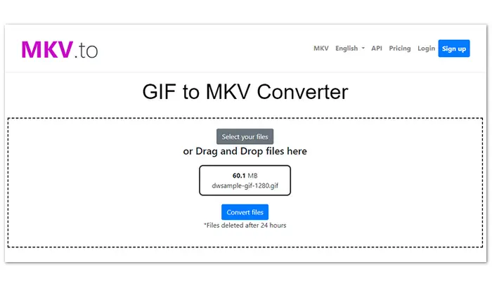 GIF to MKV Converter Online