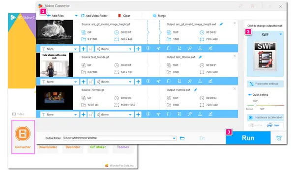 GIF to SWF Converter