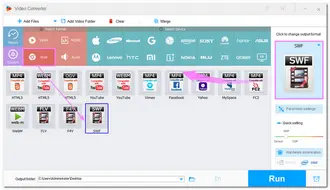 Select SWF Format