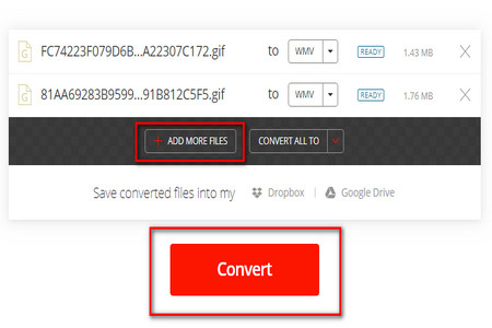 Online converter for GIF video conversion