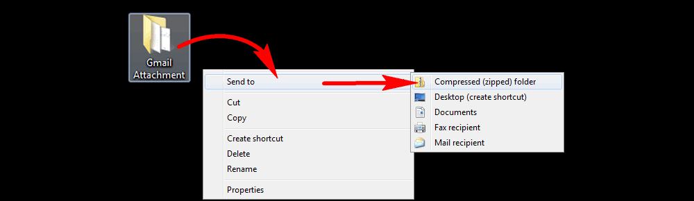 How to Send Big Files through Gmail by Compressing